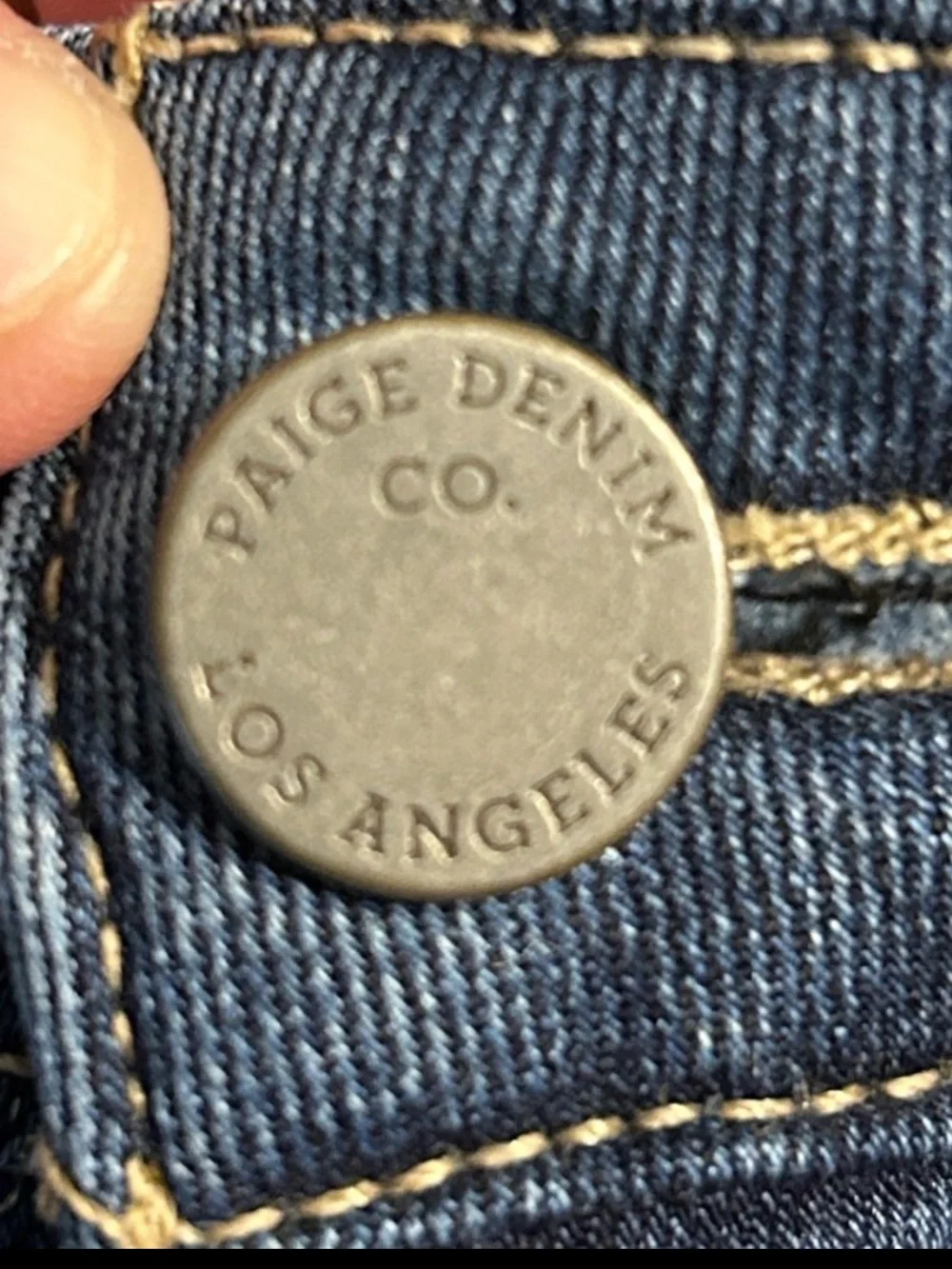 Paige Manhattan Mid Rise Slim Bootcut Jean Vivien Wash Womens 26 - 28x32.5 K